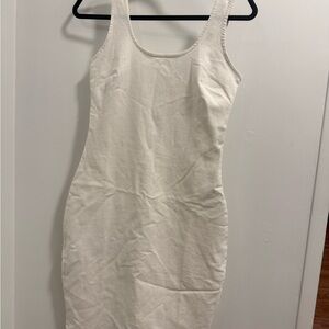 Derek Heart White Sleeveless Bodycon Dress